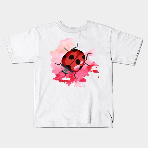 Reddy the ladybird Kids T-Shirt by InfiniIDnC